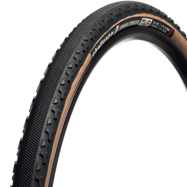 Challenge COPERTONE TUBELESS READY VULCANIZZATO GRAVEL GRINDER RACE - 700X38, 120 TPI, Nylon, TLR, MARRONE