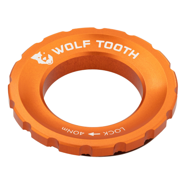 Wolftooth Lockring CHIUSURA DISCO CENTERLOCK - GHIERA ESTERNA, ARANCIO