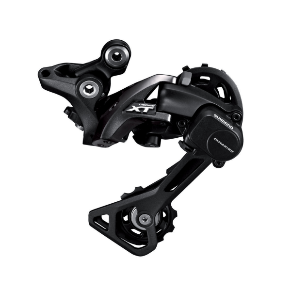 SHIMANO Cambio DEORE XT M8000 11V - gabbia media, nero