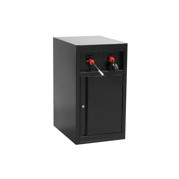 Unior Armadietto prolunga aria compressa e prolunga elettrica POWER SUPPORT 990PNE-BLACK per banco modulare - Nero