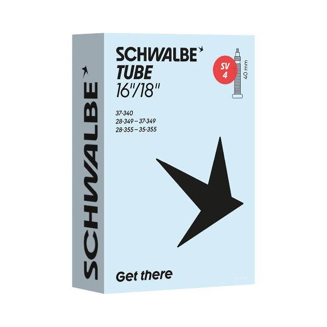 SCHWALBE Schwalbe Camera d'aria Schwalbe VP 4 - 16/18x1 1/8-1 3/8" 28/37-340/355 VP 40mm