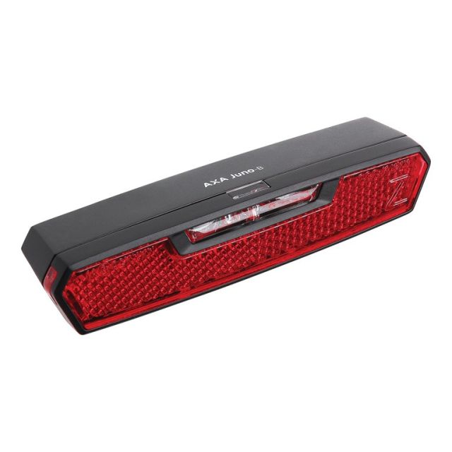 AXA AXA Luce post. LED a din. AXA BluelineSteady - 6 V E-Bike, fiss. al portapacchi 80mm