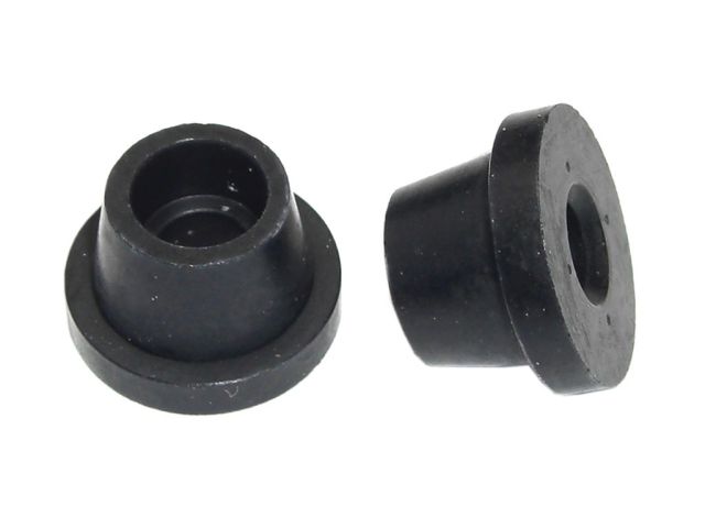 Diverse Diverse Gomma di ricambio, lato bici - nero, 2 pezzi in conf. di plastica