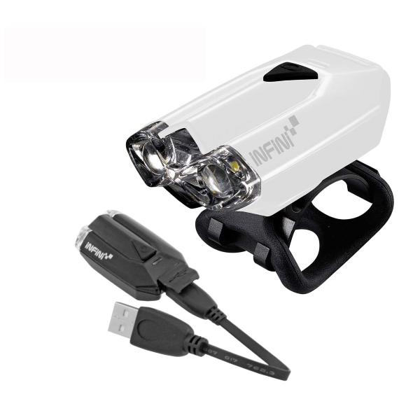 Infini Luce anteriore manubrio LAVA (80 lumen) - bianco