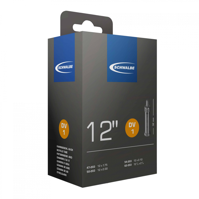 SCHWALBE Schwalbe camera d'aria Schwalbe VD 1 - 12/12½ x 1.75 - 2¼ 47/62-203 VD 32mm