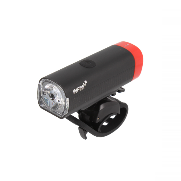 Infini Luce anteriore manubrio KOR 800 (800 lumen) - nero rosso