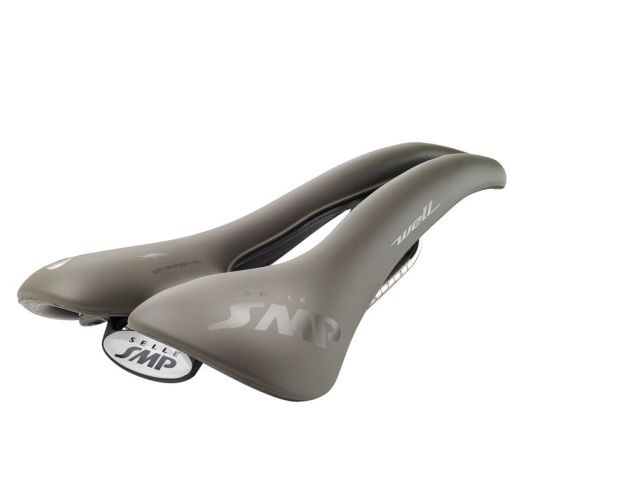 SMP SMP Sella Selle SMP Well Brown Gravel Matt - marr, unisex, 280x144mm, ca. 295g