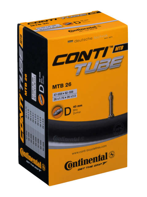 CONTINENTAL Continental Camera d'aria Conti MTB 26 - 26x1.75-2.50" 47/62-559 VD 40mm