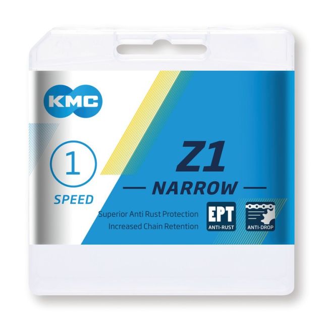 KMC KMC Catena KMC Z1 Narrow EPT p. c. mozzo - 1/2" x 3/32", 112 maglie, 7,3mm, argento