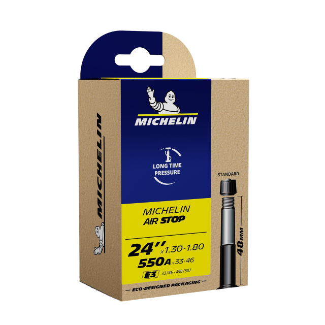 MICHELIN MICHELIN Camera d'aria Michelin E3 Airstop - 24x1.30-1.80 33/46-490/507 VS 48 mm