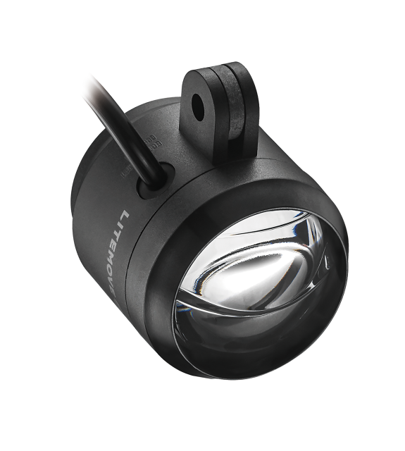 Litemove Litemove Luce LED per e-bike LITEMOVE SE-70 - 6 V (5 V~16 V), 70 Lux, supporto sup.