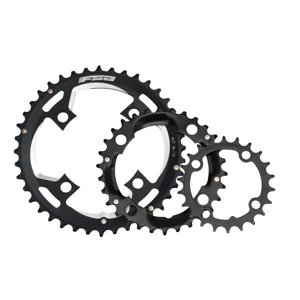 Fsa Corona BCD 104 MM 4-FORI 3 X 10V - 32 denti, compatibile Shimano, nero, WB179
