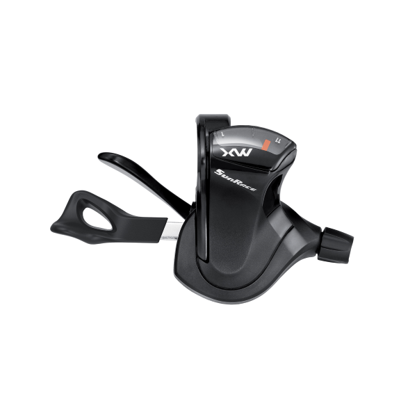 Sunrace Comando cambio MX COMPATIBILE SHIMANO - 11v, destro, collarino, con display, nero