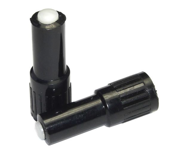 Diverse Diverse Prolunga valvola per VS - 19mm, nero, plastica, 2 pezzi