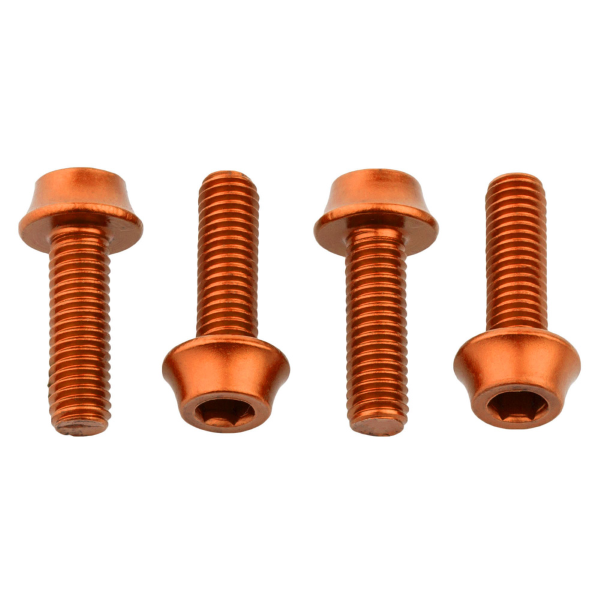 Wolftooth SET VITI PORTABORRACCIA 4pz - Arancio