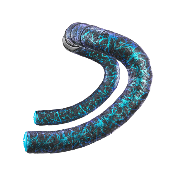 supacaz COPPIA NASTRI MANUBRIO SUPER STICKY KUSH SPLAT - BLU