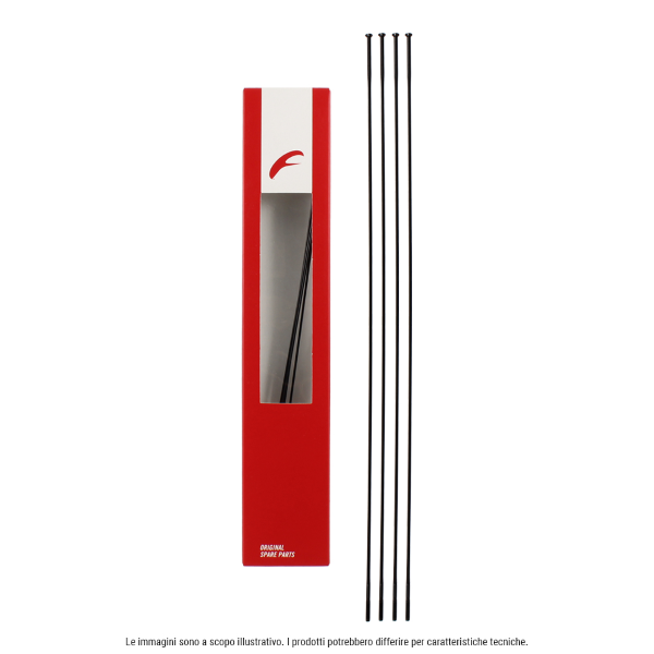 Fulcrum Kit raggi - RRC-017 posteriore DX, per Rapid Red Carbon (4 pezzi)