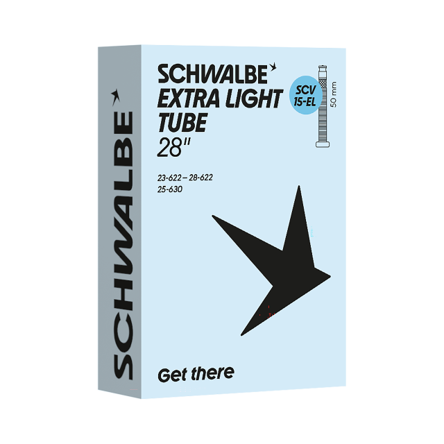Schwalbe Schwalbe Cam. aria Schwalbe SCV15-EL extralight - 28x0.90-1.10" 23/28-622/630 SCV sw 50mm