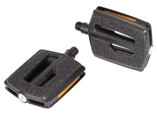 Diverse Diverse Pedale in plastica Ergotec 831 - nero, 9/16", con riflettori