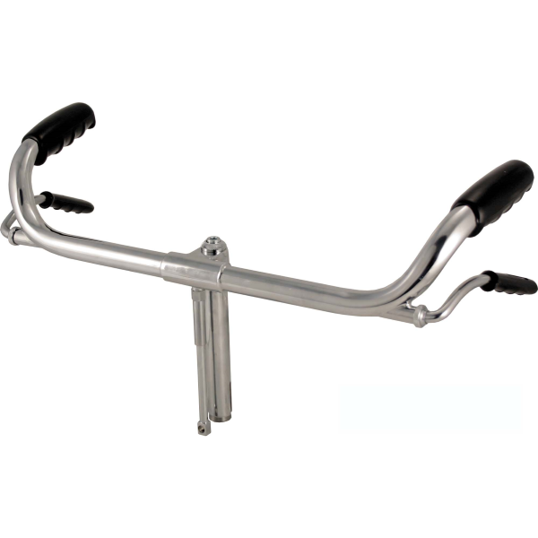 Easy Manubrio BICI R ACCIAIO - 480 mm, argento, made in Italy