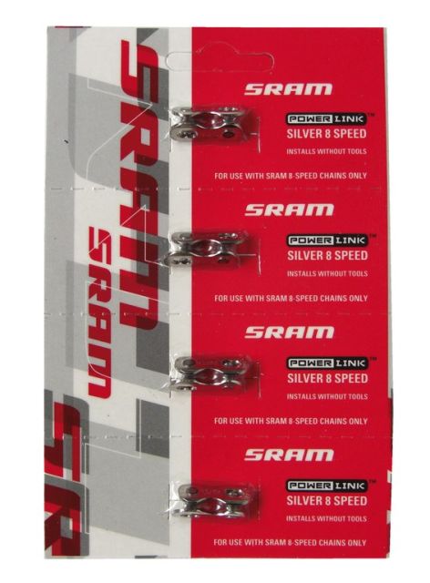 Sram Sram Maglia di chiusura SRAM - set/4pz, arg, 6/7/8vel, Power Link