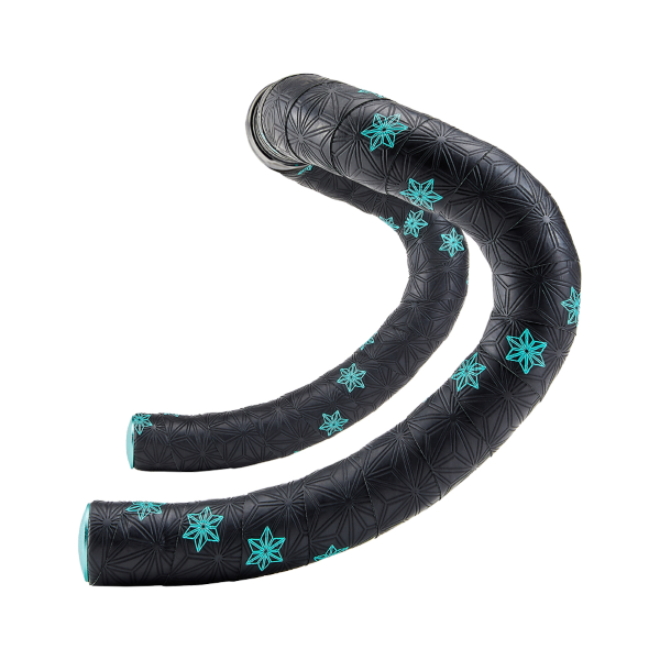 supacaz Nastro manubrio Super Sticky Kush Galaxy - Nero/Celeste