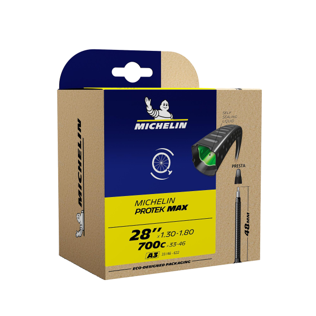 MICHELIN MICHELIN Tubo Michelin A3 Protek Max - 28x1.30-1.80 33/46-622 VP 48 mm