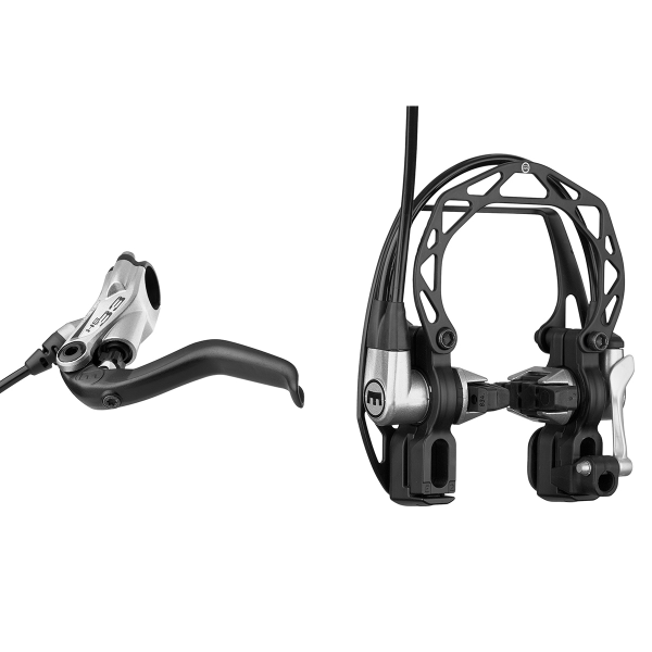 MAGURA Kit freno HS33 R - Leva 2 dita, argento