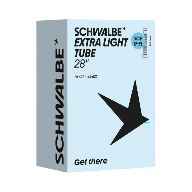 Schwalbe Schwalbe Cam. aria Schwalbe SCV 17-EL extralight - 28x1.10-1.625" 28/44-622 SCV sw 40mm