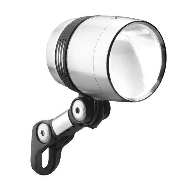 Busch&Müller Busch&Müller Luce LED dinamo b&m IQ-X - 100 Lux, con luce di posizione, argento