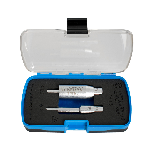Unior Set estrattori boccole ammortizzatore 1701/5 - 12 - 12,7 mm