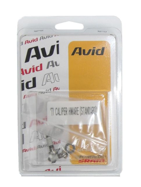 Avid Avid Set viti Avid per freno a disco - T25,titanio, con rondelle standard