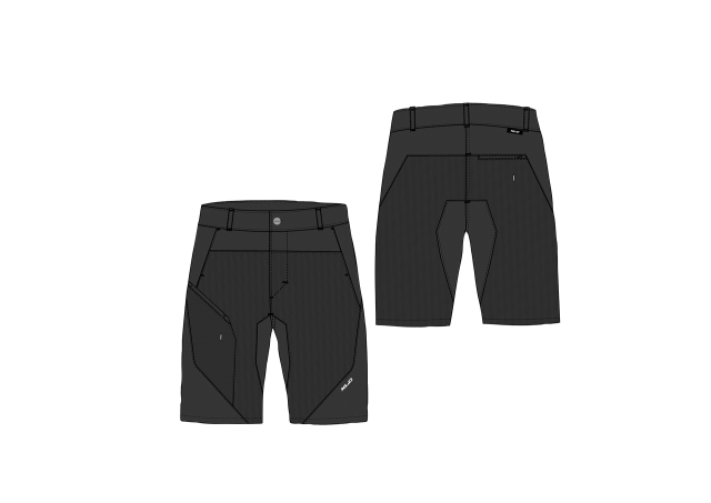 Maloja Maloja Pantaloncini XLC HallensteinM. - deep black, t. XXL, unisex, by maloja