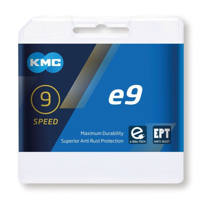 KMC KMC Catena KMC e9 EPT antiruggine - 1/2"x11/128", 136 ma., 6,6mm, 9v., arg