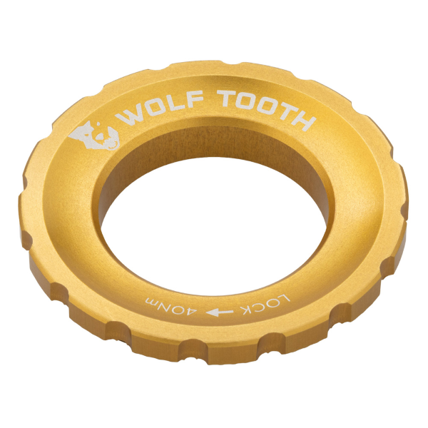 Wolftooth Lockring CHIUSURA DISCO CENTERLOCK - GHIERA ESTERNA, ORO