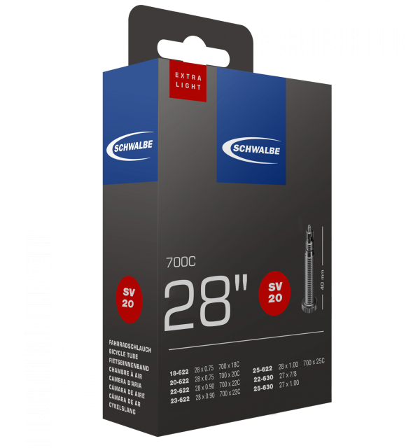 SCHWALBE CAMERA ARIA 28" 700C SV20 40MM