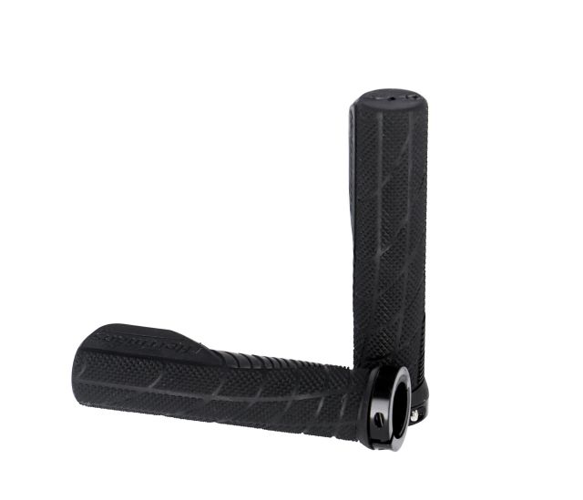 Herrmans Herrmans Manopole HERRMANS Shark Lock Fin - 130mm, Ø 22mm, nero