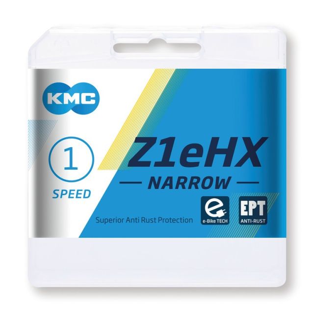 KMC KMC Catena KMC Z1eHX Narrow EPT - 1/2" x 3/32", 128 maglie, 7,8mm, argento