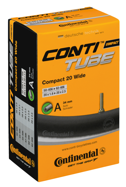 CONTINENTAL Continental Camera d'aria Conti Compact 20 wide - 20x1.90-2.50" 50/62-406 VS 34mm