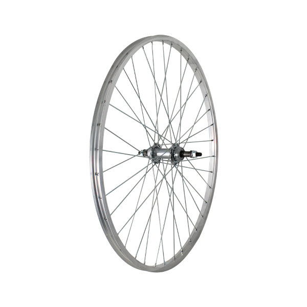 Easy Ruota posteriore a filetto MTB / TOURING 26x1,75 - Perno 3/8, sfere, mozzo acciaio 6/7s, cerchio alluminio