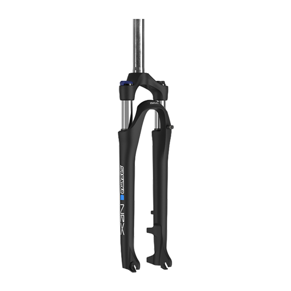 Sr Suntour Forcella molla NEX E25 700C disc - 63 mm, nero opaco, LO, QR 5x100 mm, 1 1/8, rake 44 mm