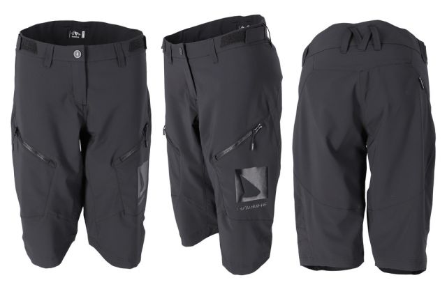Haibike Haibike RossaM. Haibike glossy Freeride short - WOMEN moonless glossy foil print T. XS