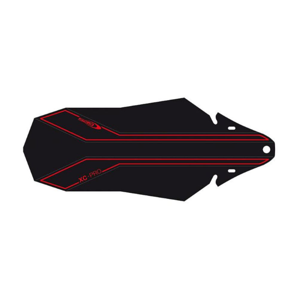ges Parafango posteriore MTB XC PRO - Nero/rosso