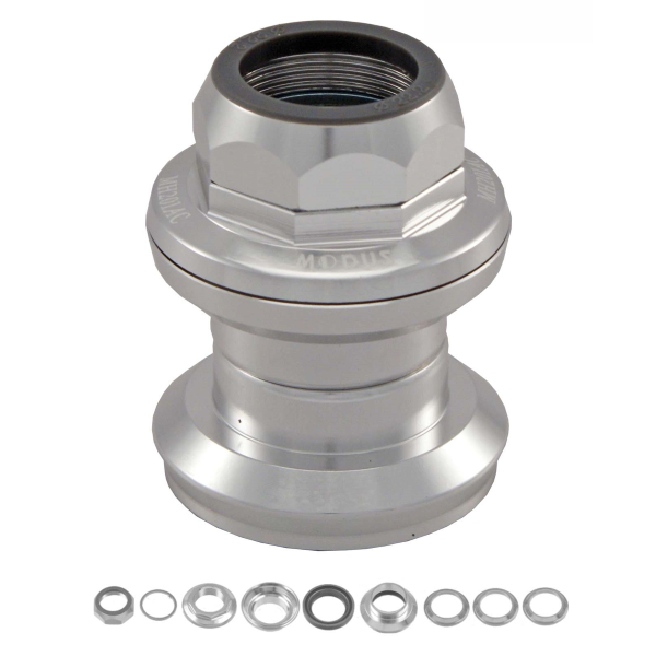 VP Components Serie sterzo a filetto 1 a cartuccia EC30/25.4 EC30/26 - argento