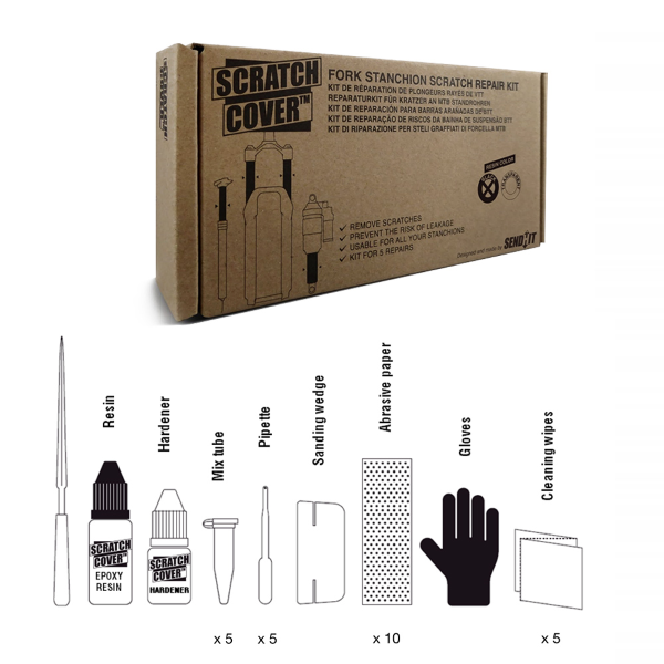 Sendhit Kit riparazione steli Scratch cover Trasparente