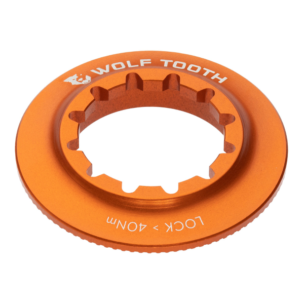 Wolftooth Lockring CHIUSURA DISCO CENTERLOCK - GHIERA INTERNA, ARANCIO