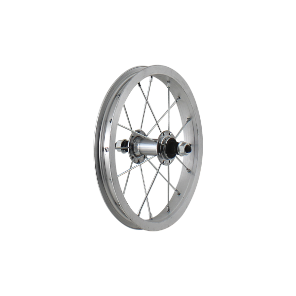 Easy Ruota anteriore JUNIOR 12x1,75 - Perno 3/8, sfere, mozzo acciaio, cerchio alluminio