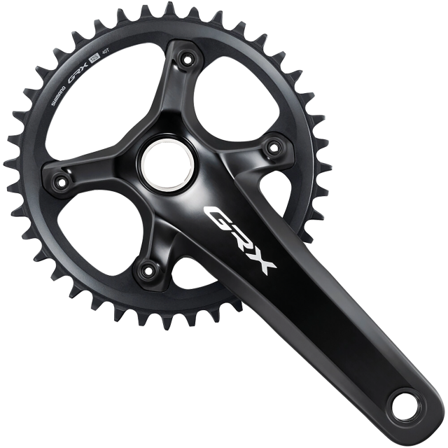 SHIMANO Shimano Guarn. Shimano GRX FC-RX820-1 - 12v.,42d,170mm,nr,in 2pz., Hollowtech