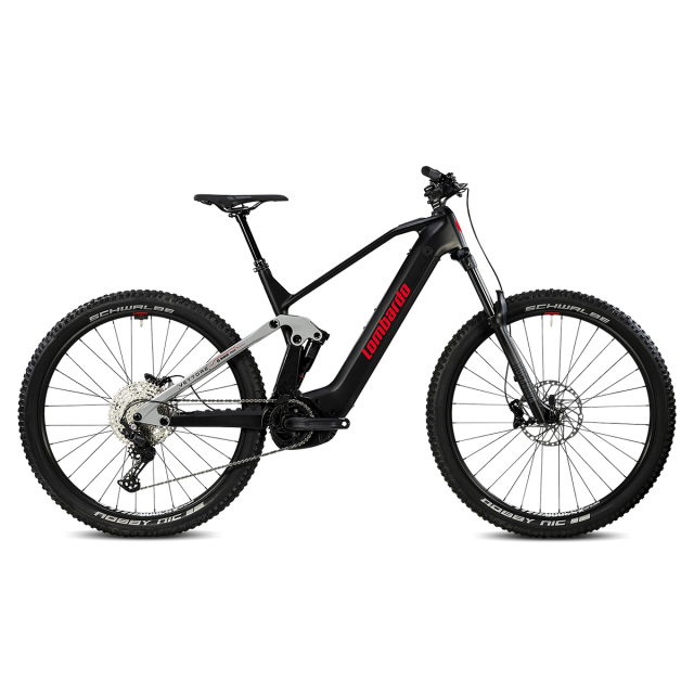 LOMBARDO CICLI VETTORE - Black-Grey/Red matt&glossy