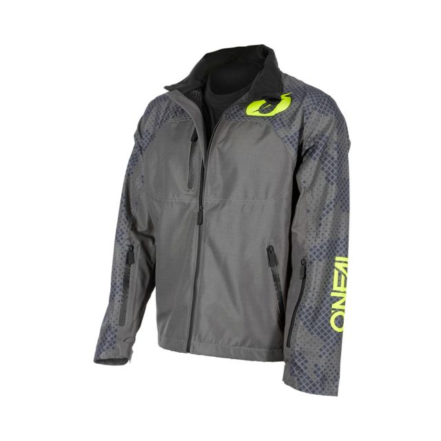 ONEAL Giacca Antipioggia SHORE V25 Grey/Neon Yellow